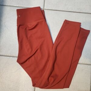 High-Waist Rust Leggings